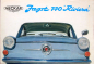 Preview: NSU Jagst 770 Riviera 1962 Modelprogram Carbrochure (6131)